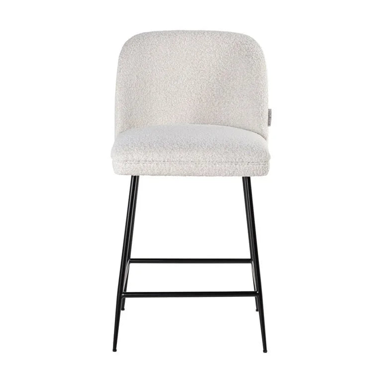 Barstol Pullitzer Vit Bouclé