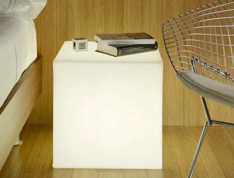 Bord New Garden - Cuby 53 Solar & Battery, Vit