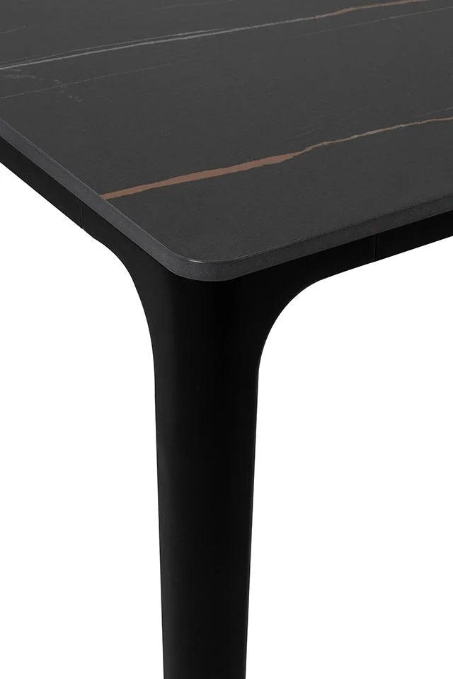 Matbord - SLIM 180 svart