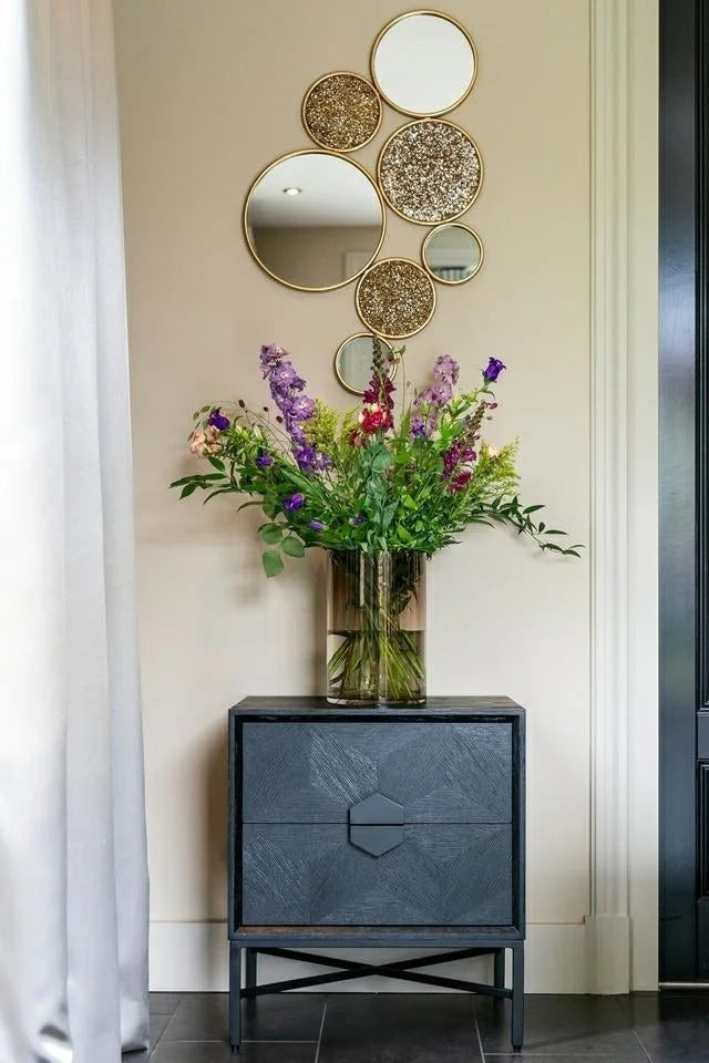 Nattduksbord Blax 2-lådor (Svart)