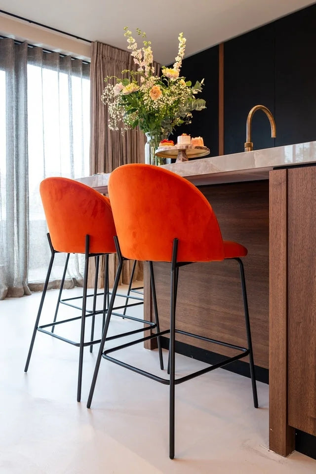 RICHMOND barstol ALYSSA 65 - ljusröd