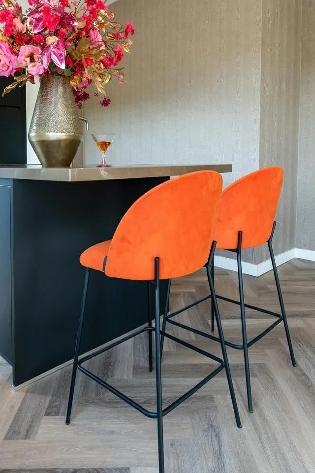 RICHMOND barstol ALYSSA 65 - ljusröd