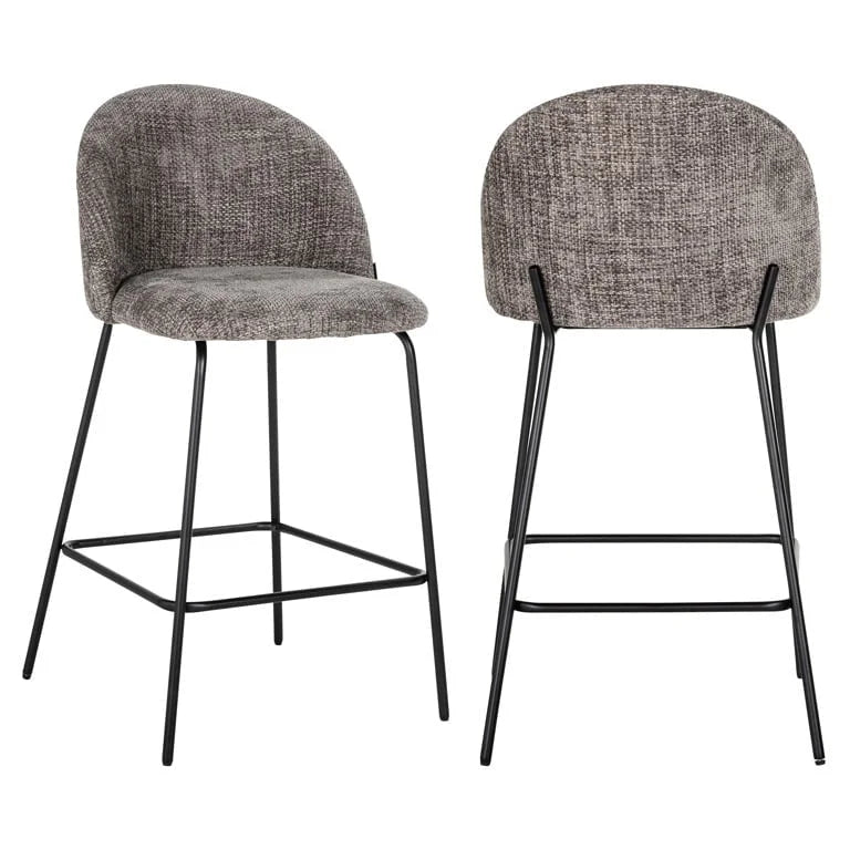 RICHMOND barstol ALYSSA 65 - mörkgrå