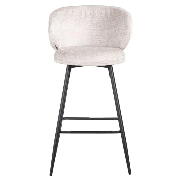 RICHMOND set om 2 MIMI barstolar ljusbeige