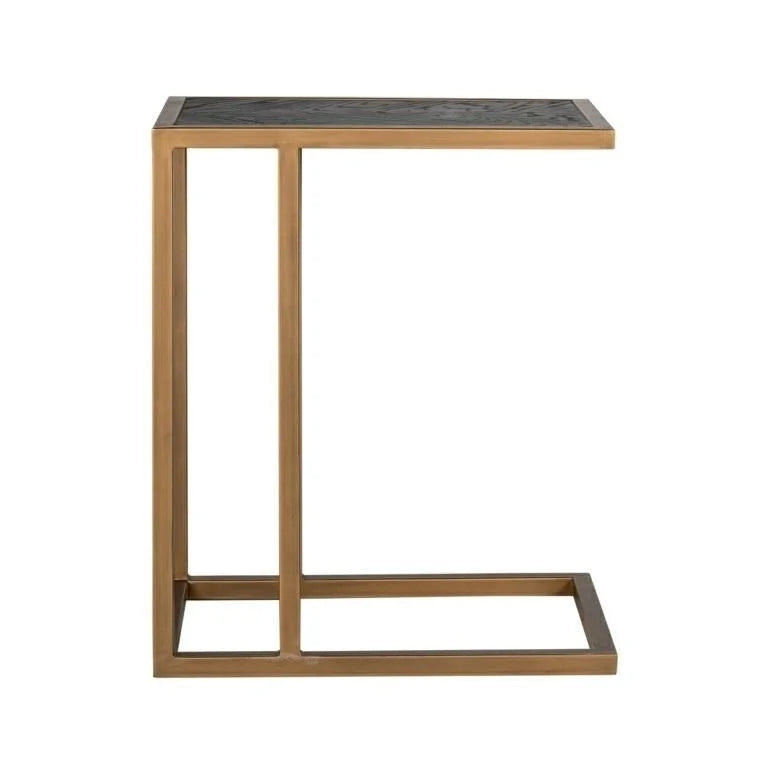 Sidobord Blackbone brass (Black rustic)