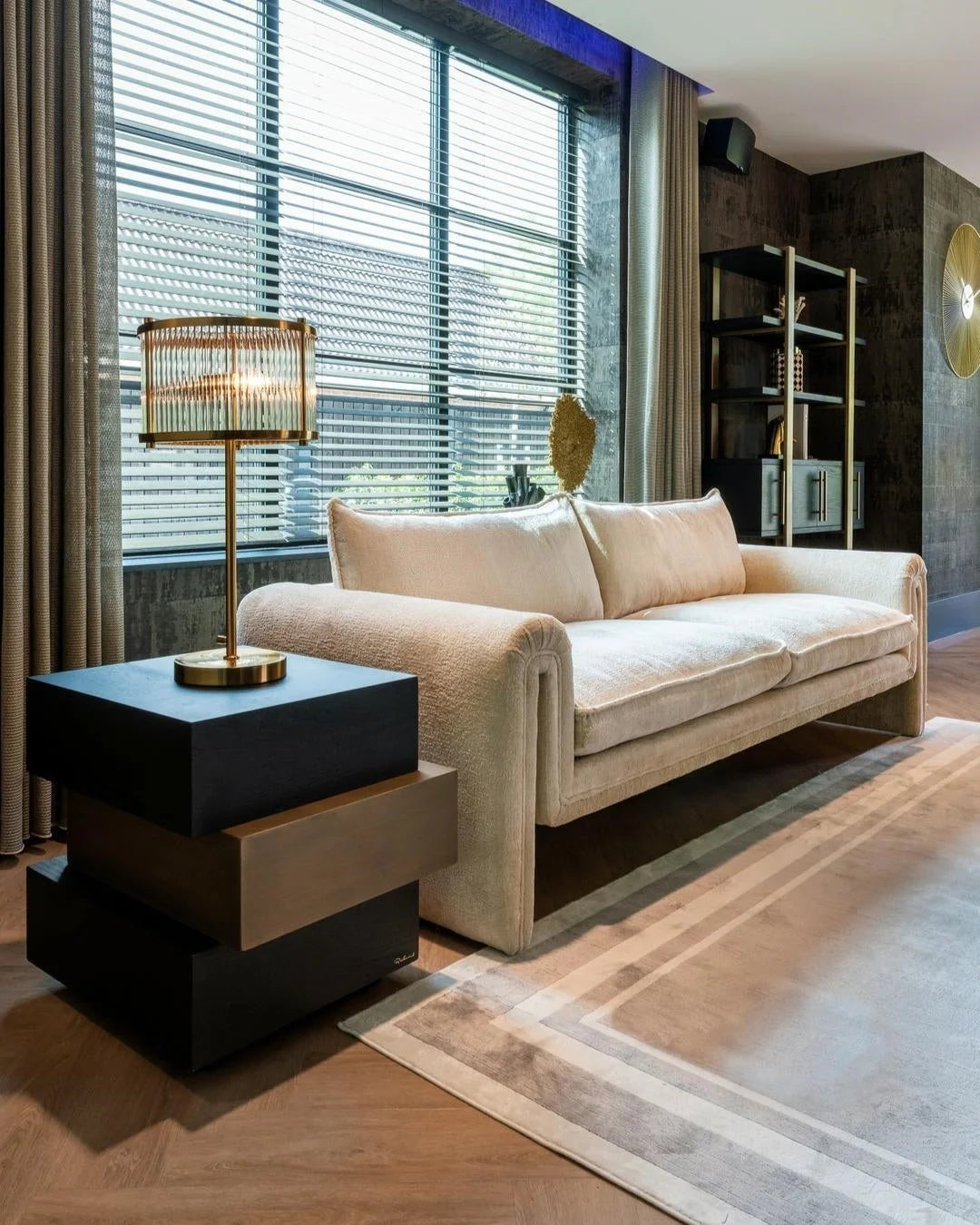 Sidobord Cambon layered (Dark coffee)