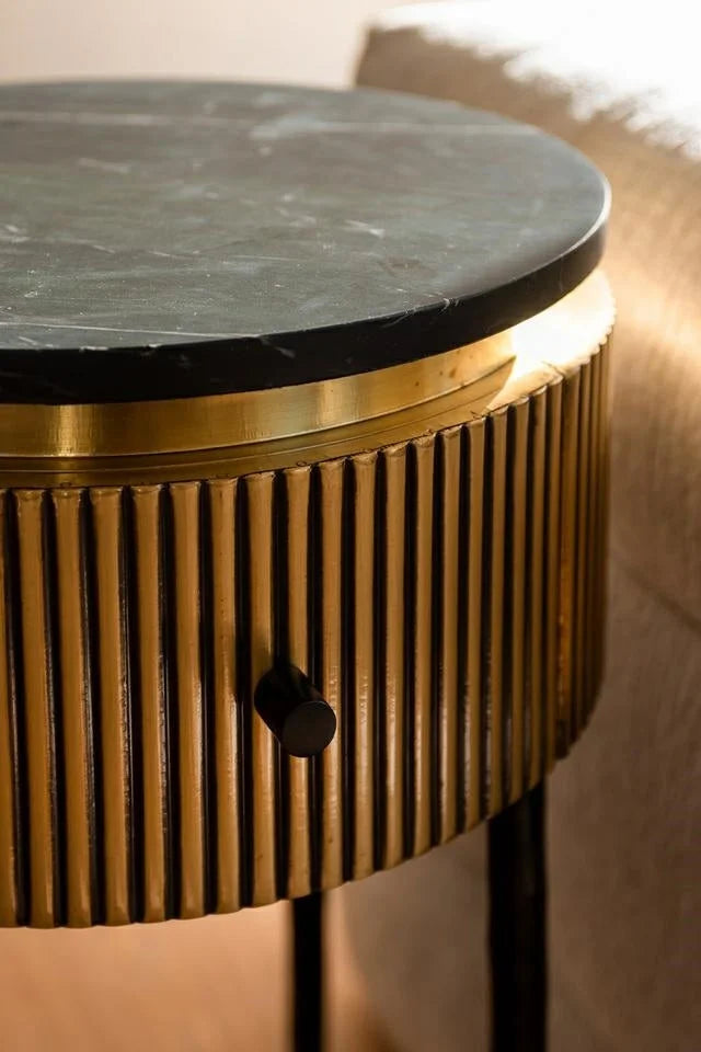 Sidobord Ironville (Guld)