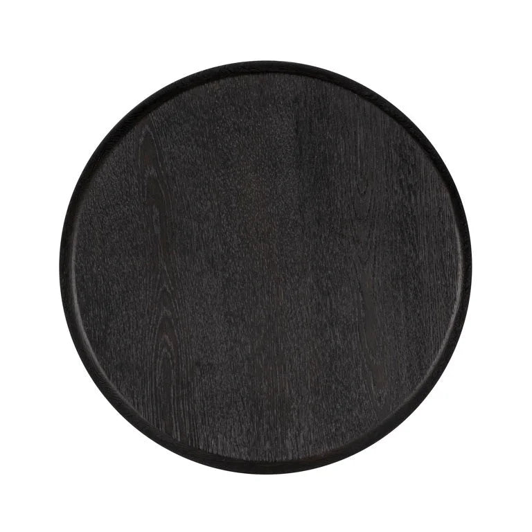 Sidobord Macaron (Black rustic)