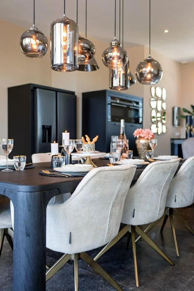 Snurrstol Aline Vit Chenille