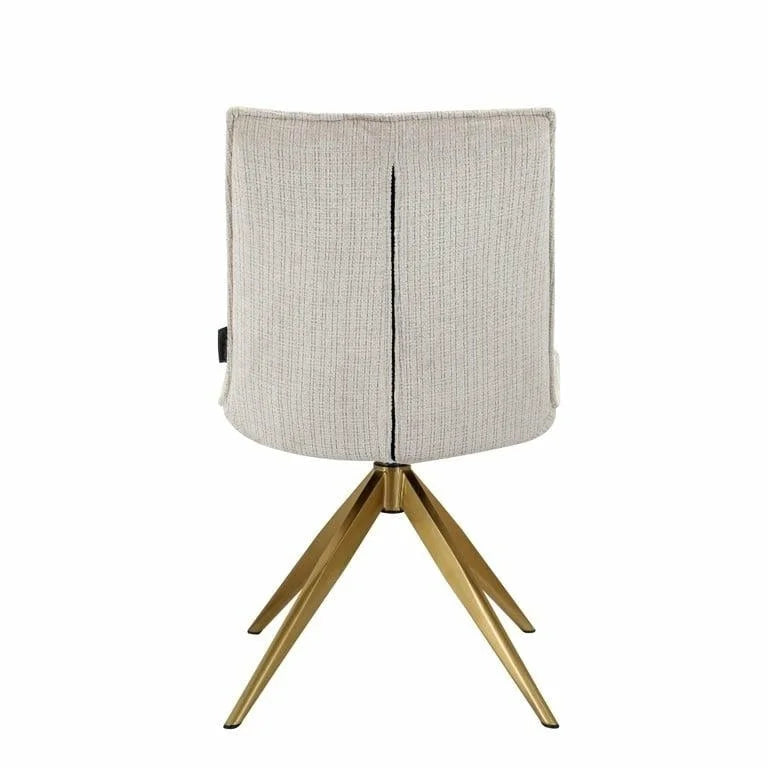 Snurrstol Dakota Beige Chenille