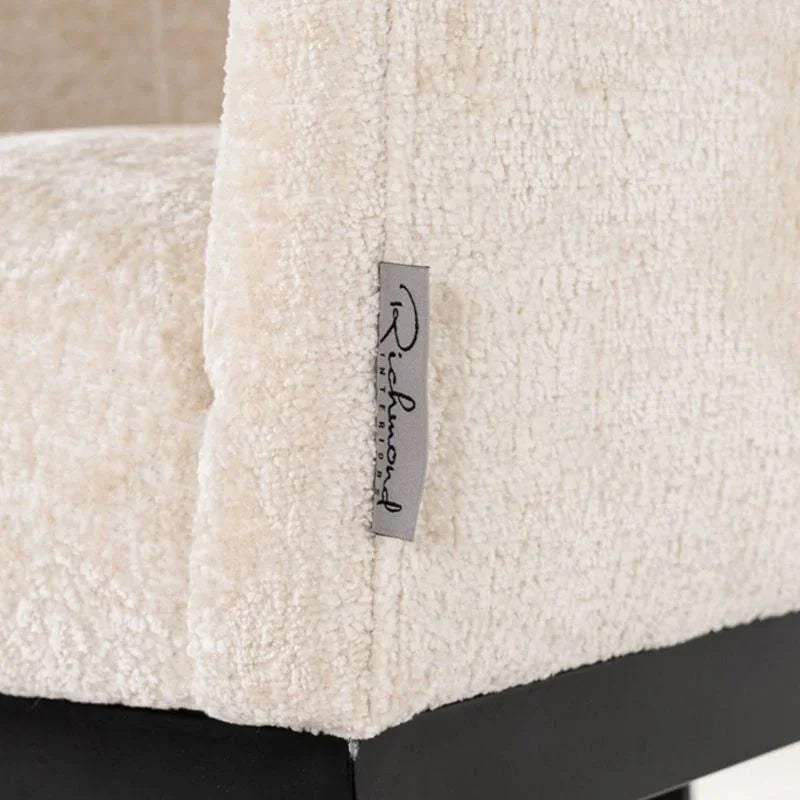 Soffa Felix Höger Vit Chenille