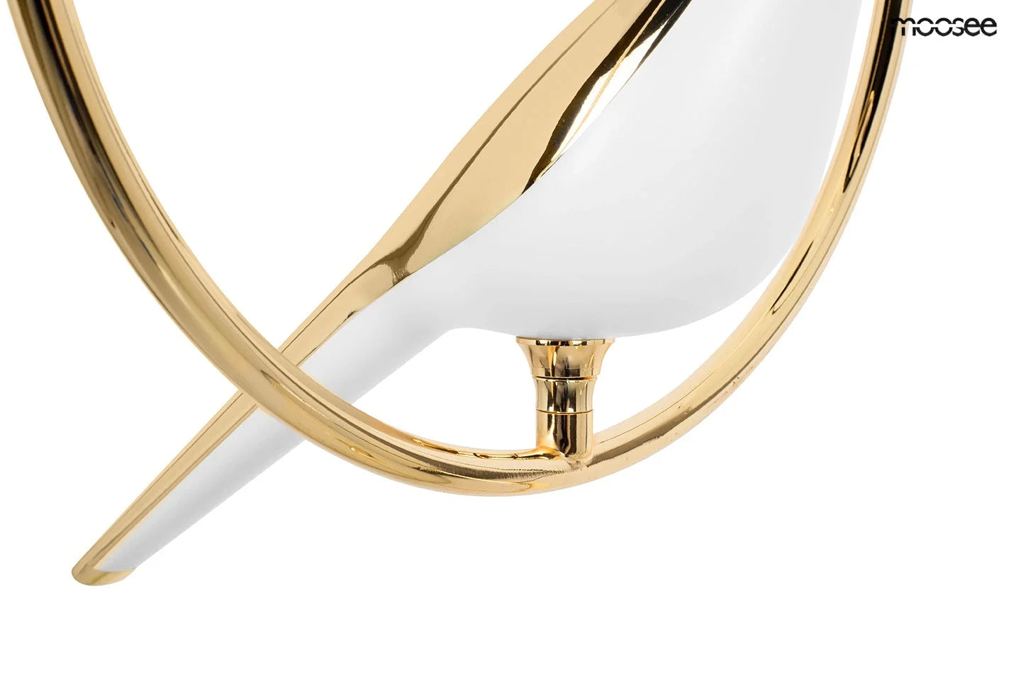 Taklampa MOOSEE - BIRD DISC guld
