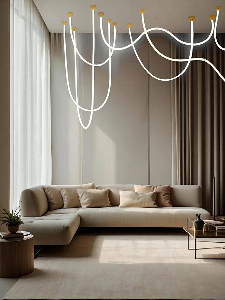 Taklampa MOOSEE - LASSO 500, guld