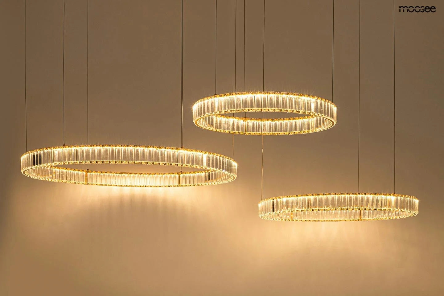Taklampa MOOSEE - LIBERTY 3B, guld