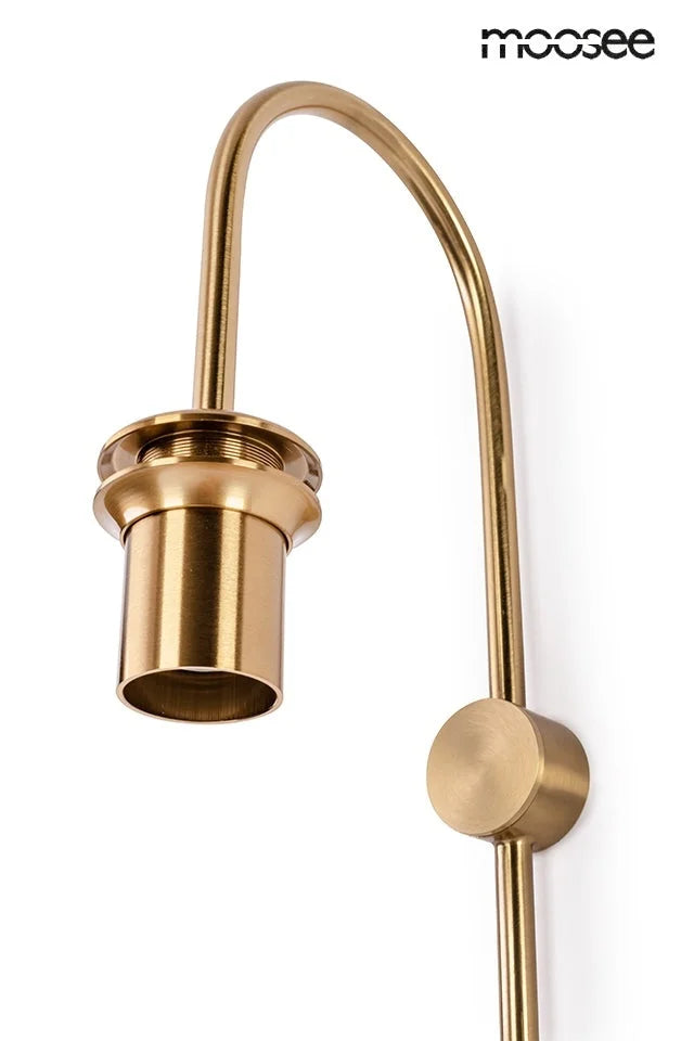 Vägglampa MOOSEE - SLACK vit/guld