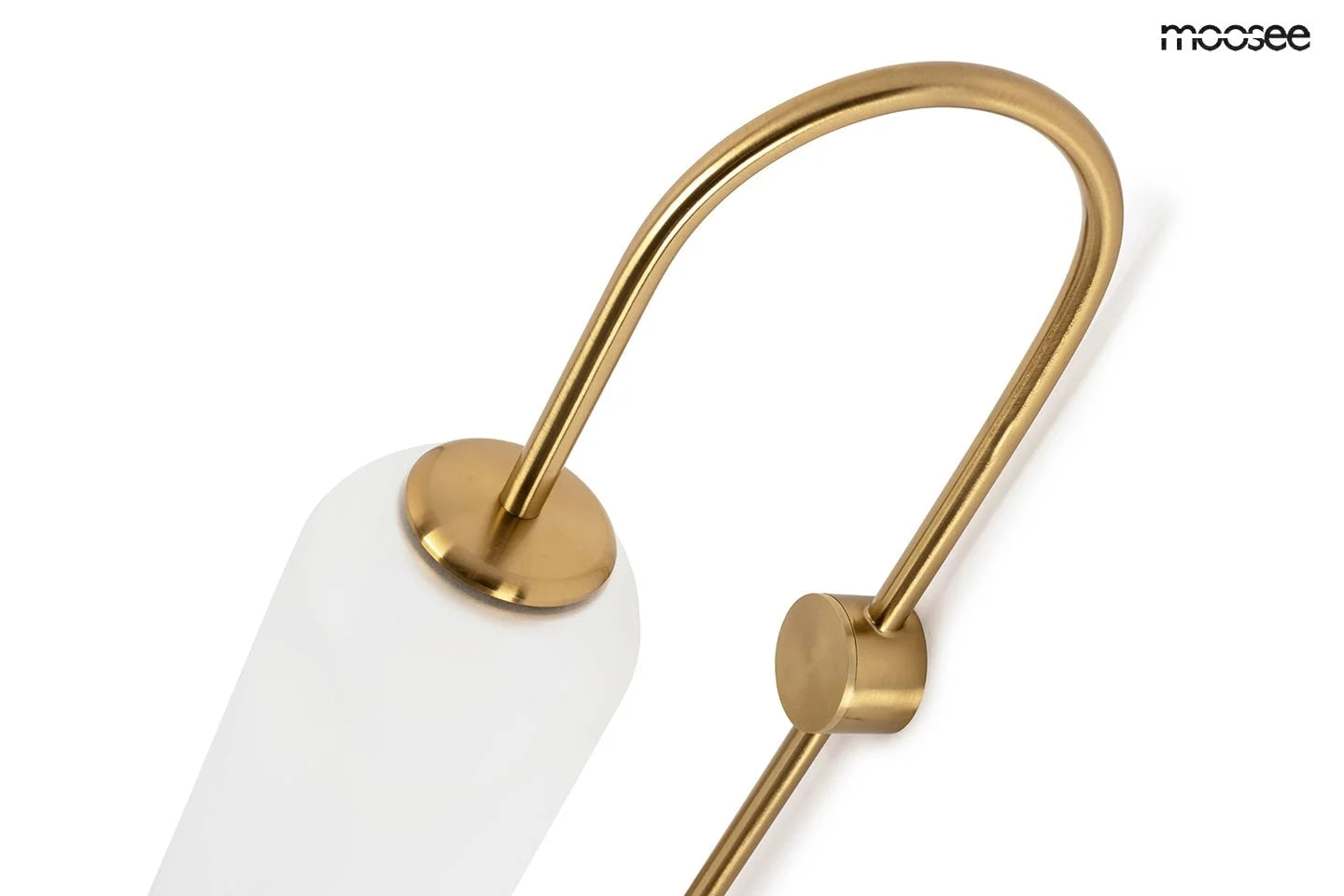 Vägglampa MOOSEE - SLACK vit/guld