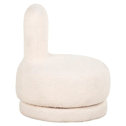 Barnfåtölj Bunny Teddy Vit