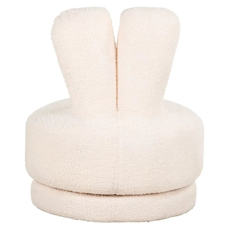 Barnfåtölj Bunny Teddy Vit