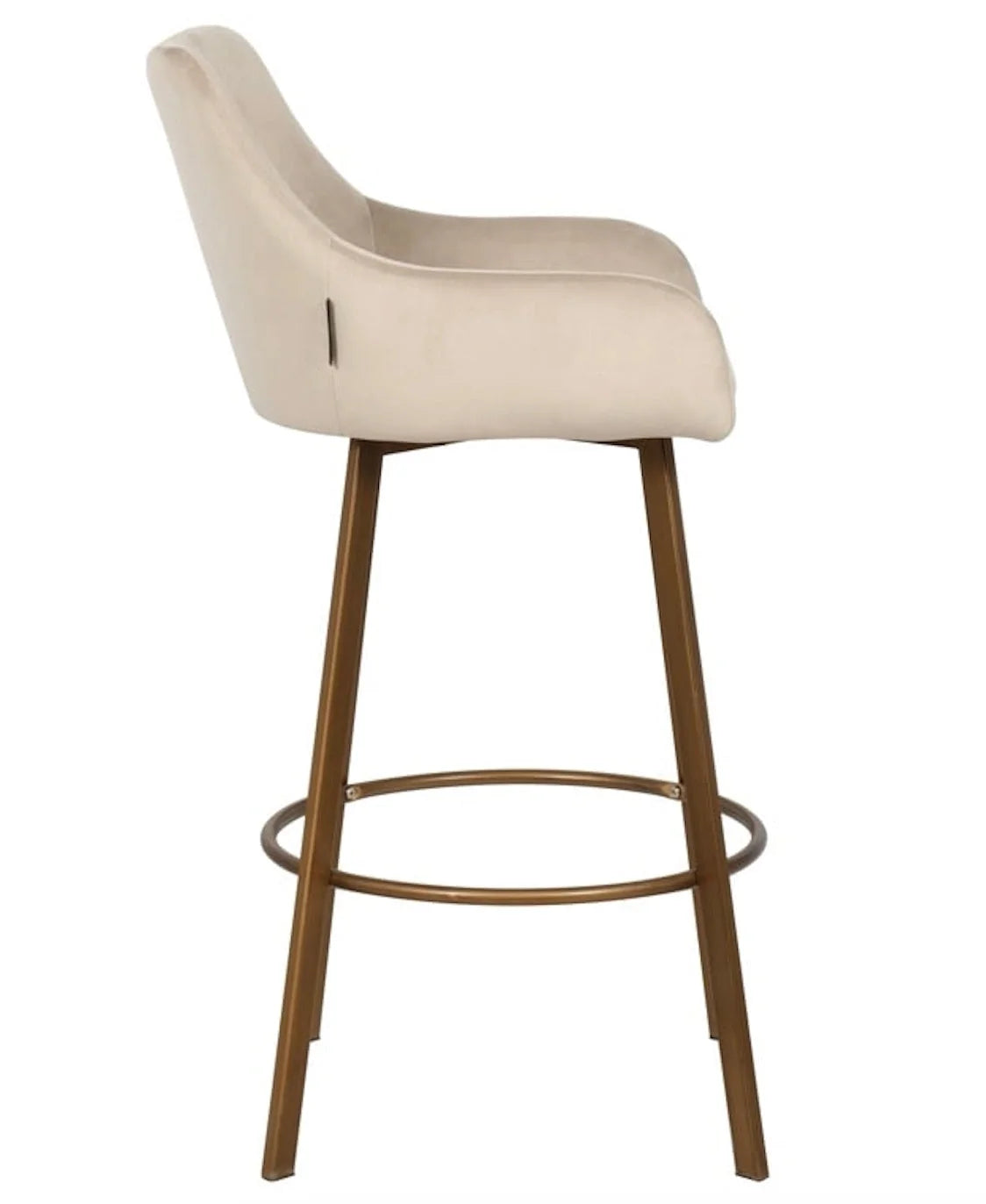 Barstol Cressida Hög khaki (set om 2)
