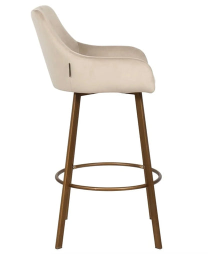 Barstol Cressida Hög khaki (set om 2)