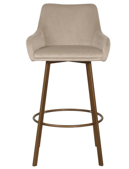 Barstol Cressida Hög khaki (set om 2)