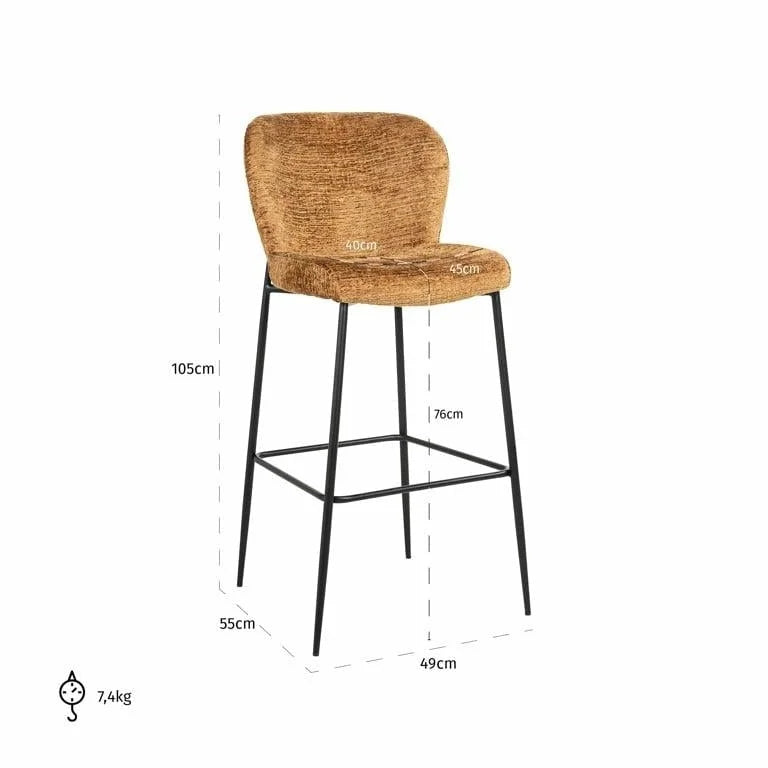 Barstol Darby Cognac