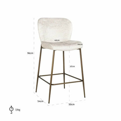 Barstol Darby Cream