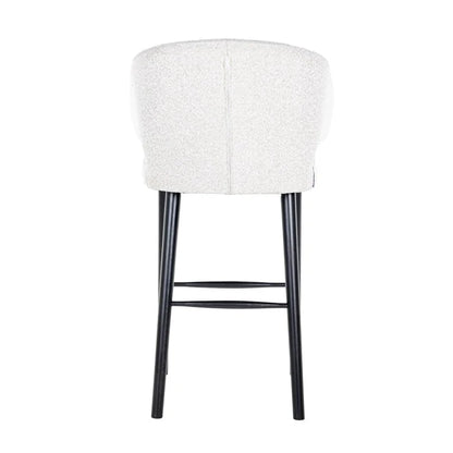 Barstol Indigo Vit Bouclé