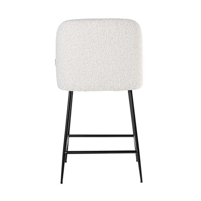 Barstol Pullitzer Vit Bouclé