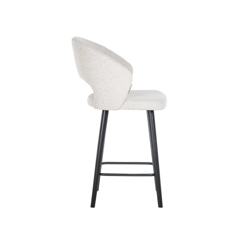Barstol Savoy Vit Bouclé