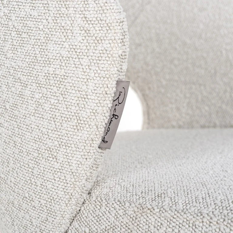 Barstol Savoy vit bouclé