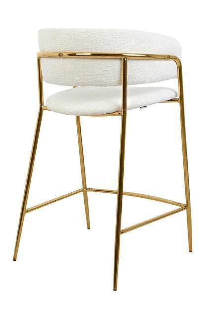 Barstolar DELTA 65 vit chenille