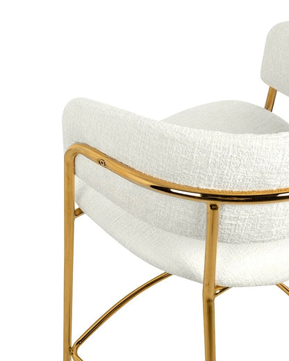 Barstolar DELTA 65 vit chenille