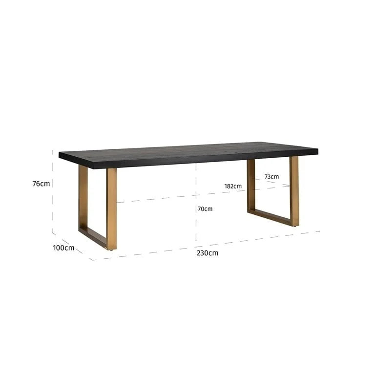 Bordsskiva WATSON 230 svart
