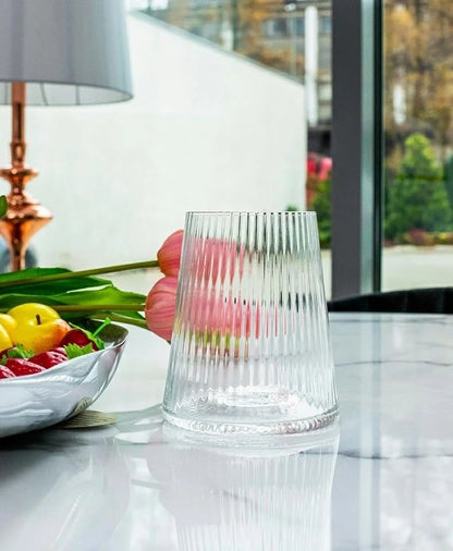 Dricksglas KARE DESIGN - RIFFLE 440ml, transparent