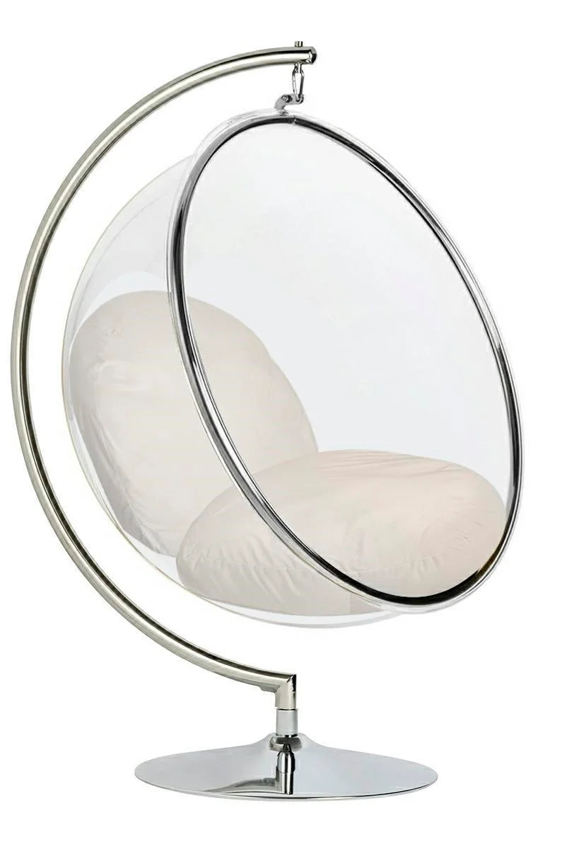 Fåtölj - BUBBLE STAND VELVET, beige