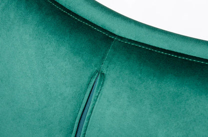 Fåtölj - EGG WIDE VELVET, smaragd