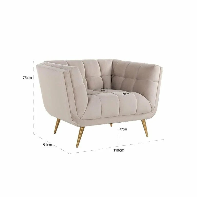 Fåtölj Huxley Khaki