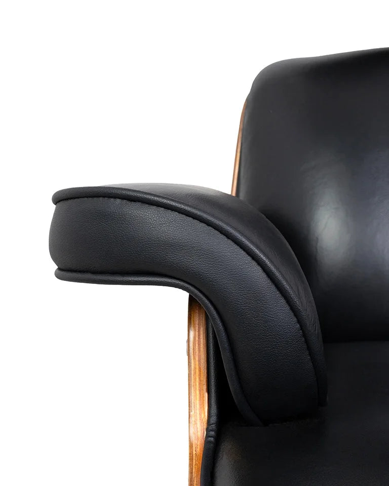 FÅTÖLJ LOUNGE AUTOMATISK SVART