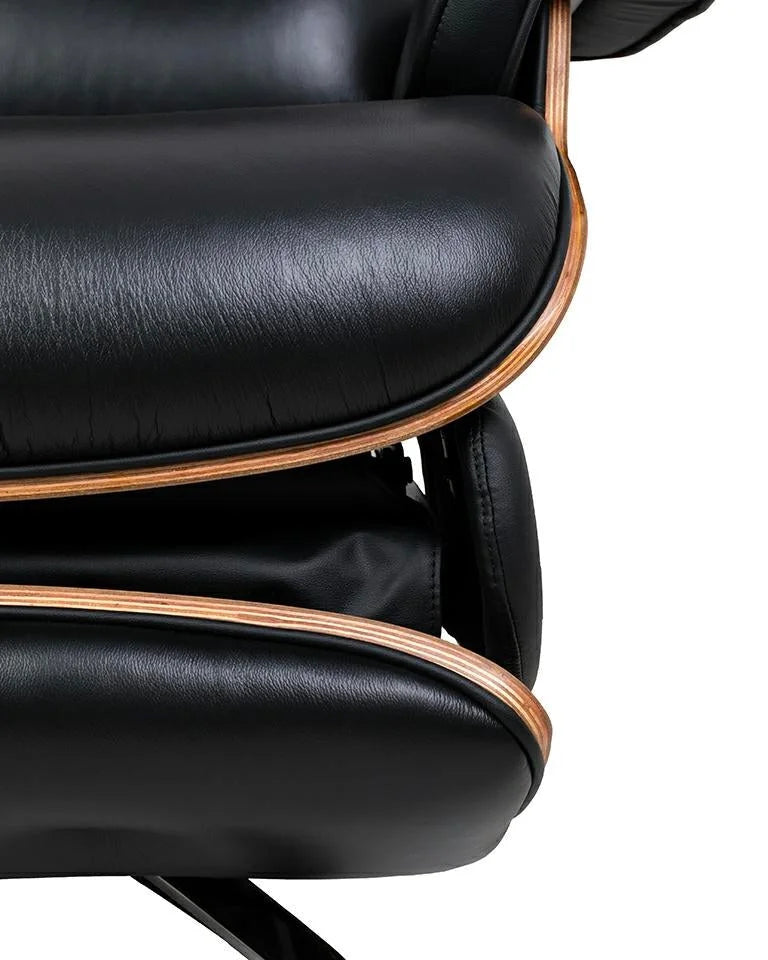 FÅTÖLJ LOUNGE AUTOMATISK SVART