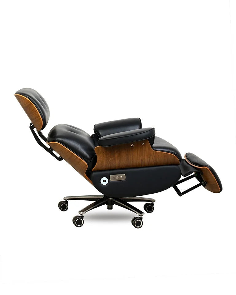 FÅTÖLJ LOUNGE AUTOMATISK SVART