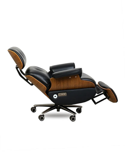 FÅTÖLJ LOUNGE AUTOMATISK SVART