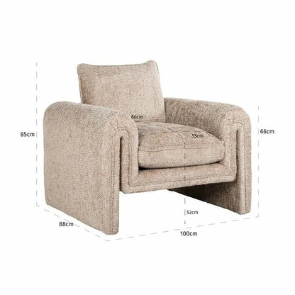 Fåtölj Sandro Beige