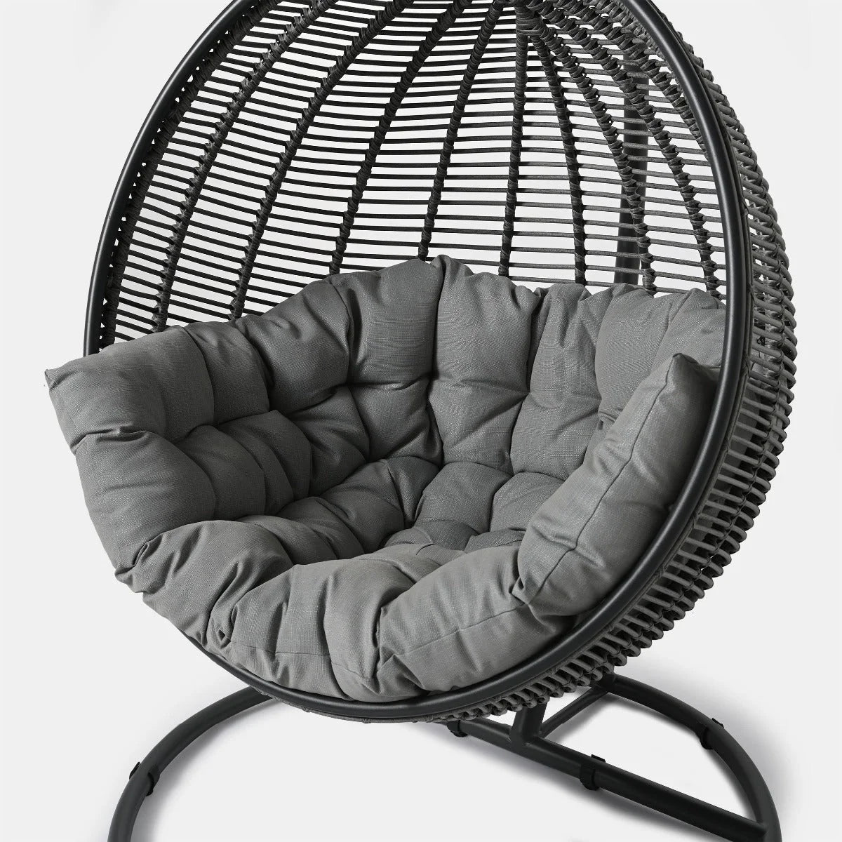 Kudde till hängstol Cocoon De Luxe - beige-blå Melange från Miloo Home