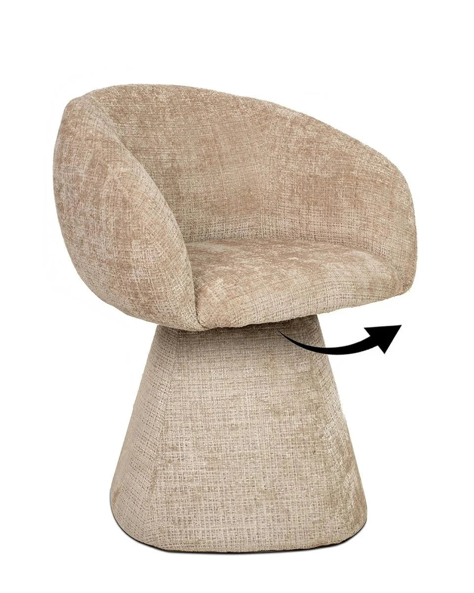 MaMaison stol PEDRA beige