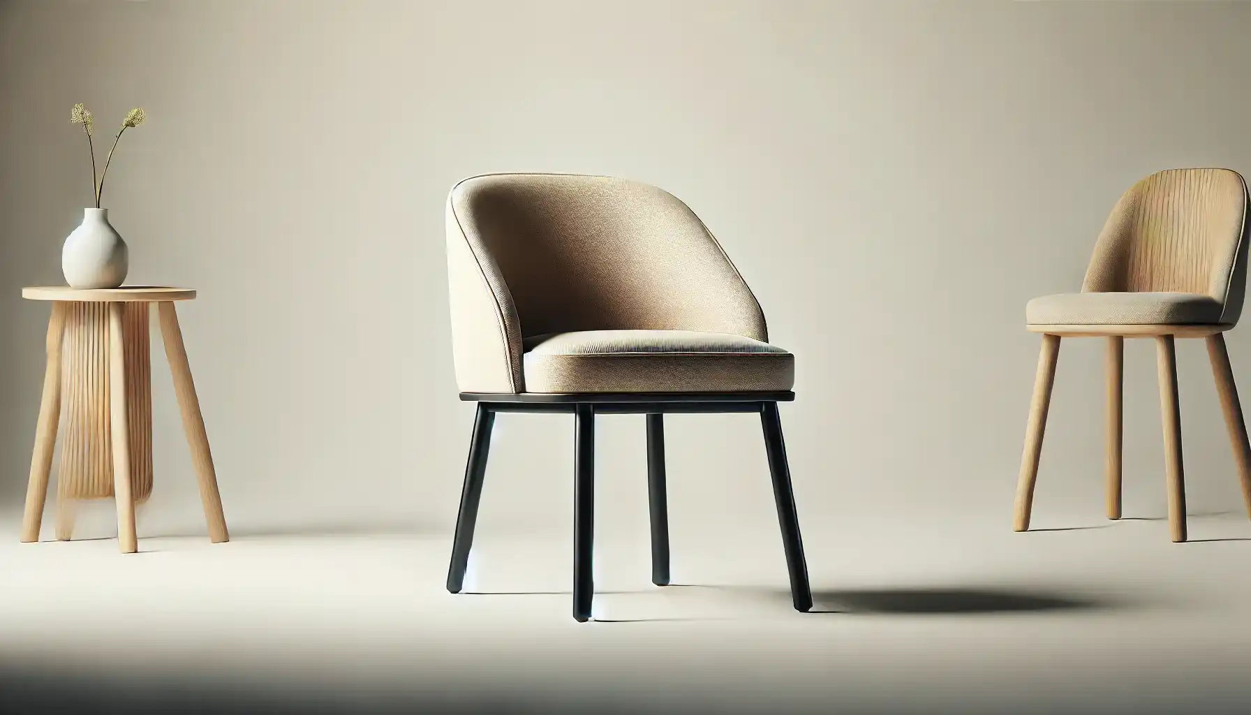 Modern furniture arrangement.