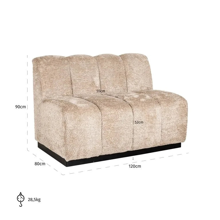 Modul Vänster/Höger Hillpark Beige