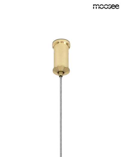 MOOSEE pendellampa ALURE OVAL 120       guld/mjölkvit