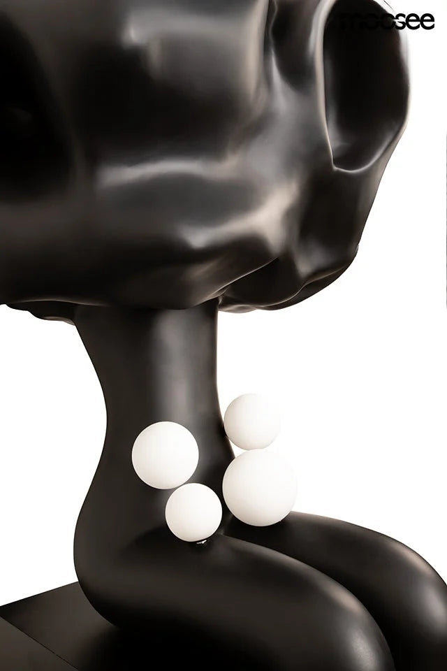 MOOSEE lampa podłogowa HUMAN IN THE CLOUDS czarna