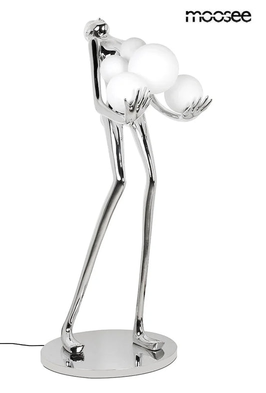 Golvlampa HUMAN SILVER PREMIUM